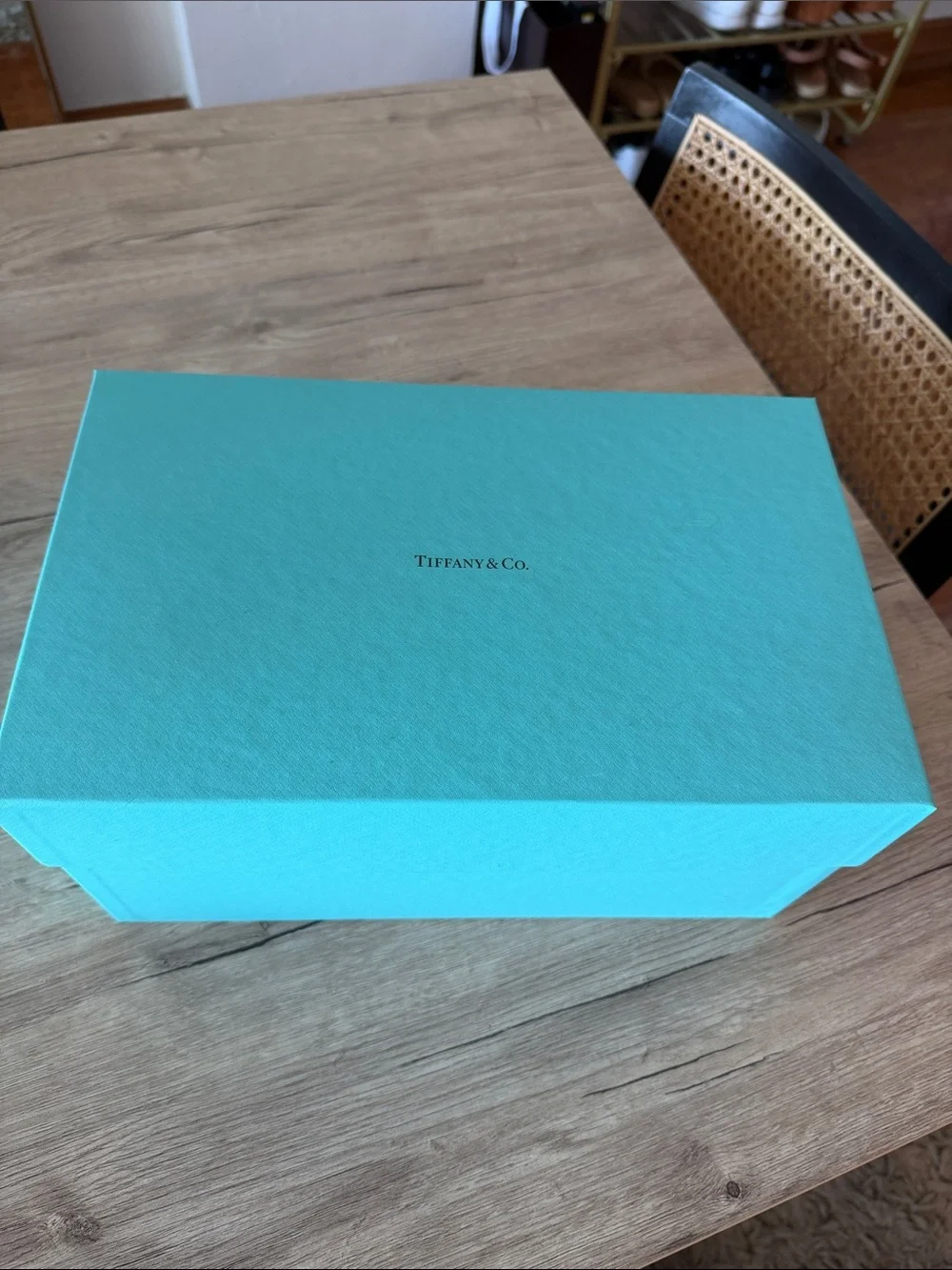 Tiffany & Co. Sturdy Presentation Box in Signature Blue-Green